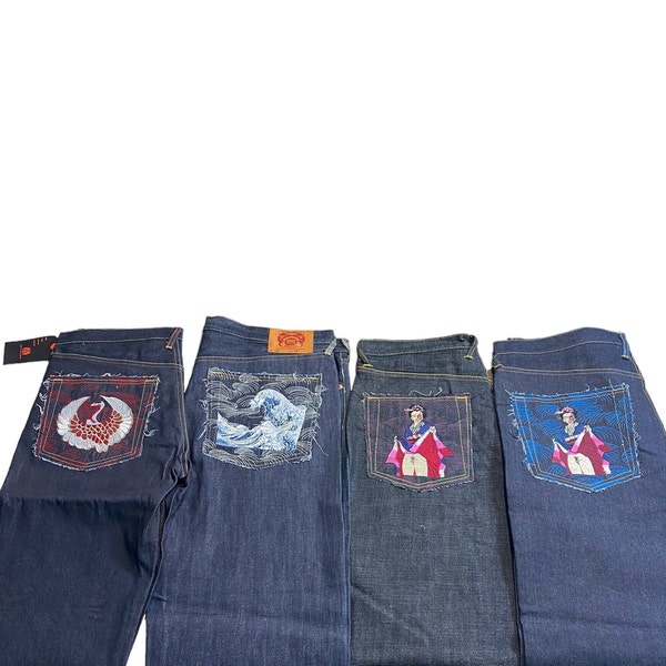 RMC Red Monkey Martin Ksohoh Y2K Hip Hop Dead Stock Jeans Japan 2000er Jahre Baggy Big Pants