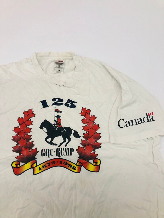 Looking Forward The Force RCMP Style North West Mounted Police Large Red Jacket Vintage 1980s
