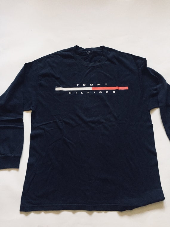 tommy hilfiger long sleeve black
