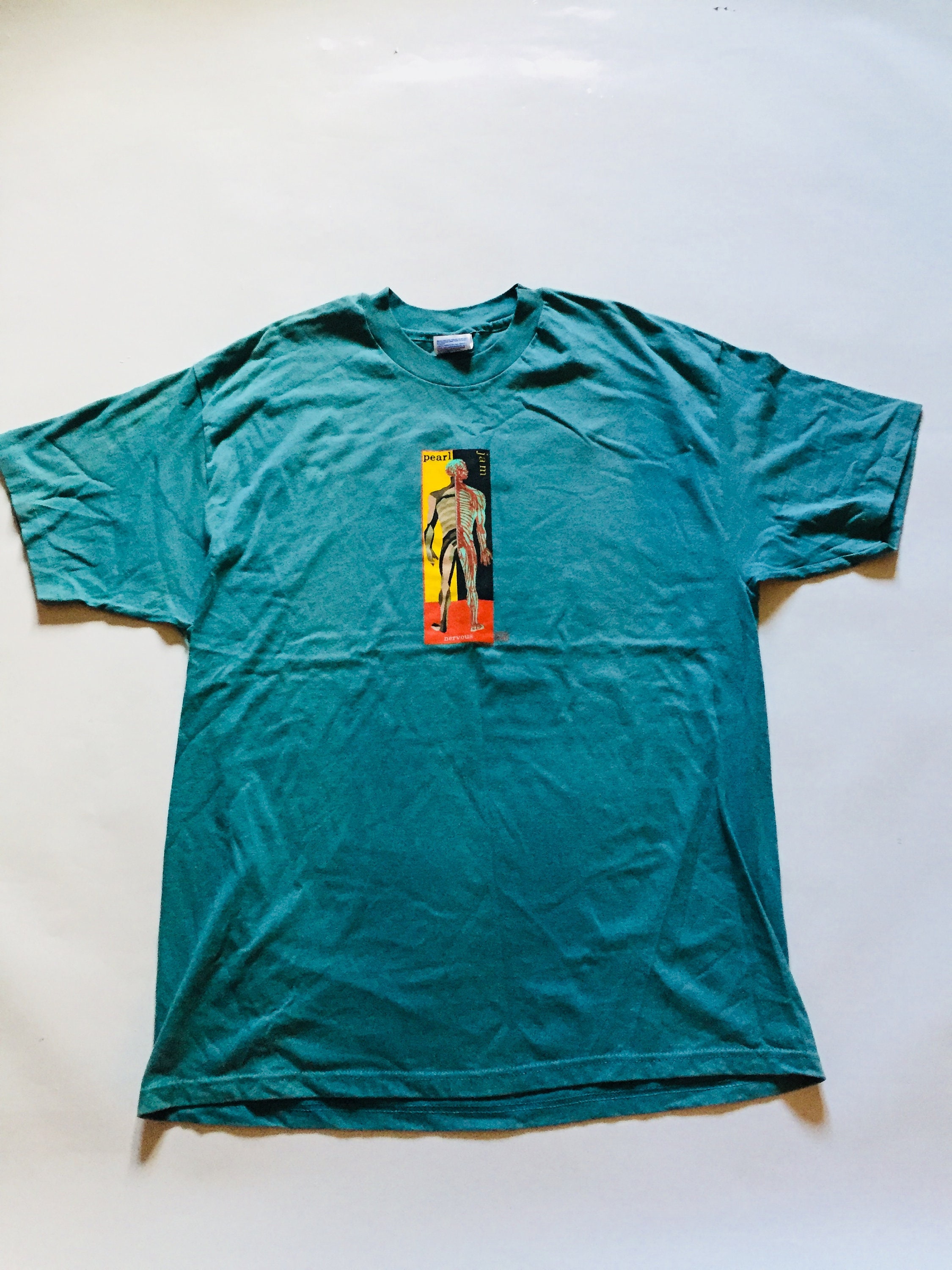 Pearl Jam Nervous 70% Water TシャツXL Vintage Pearl Jam Nervous 70 Percent Water Deadstock T-shirt Baby