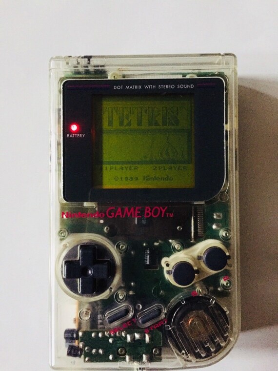 clear gameboy cartridge