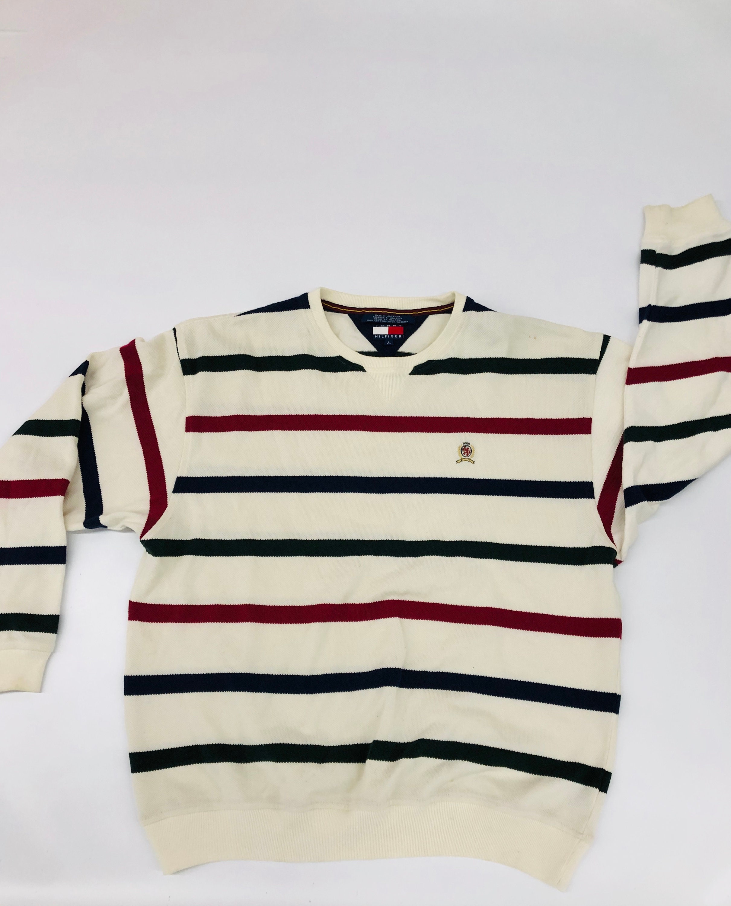 Tommy hilfiger green sweater vintage Clearance