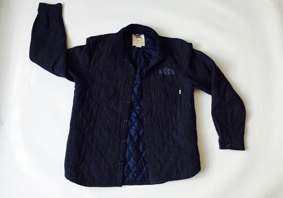 navy blue vans jacket