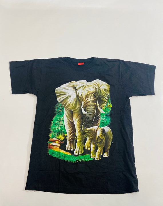 Vintage Elephant Animal National Wildlife Nature T-shirt Big - Etsy Singapore Vintage Elephant Animal National Wildlife Nature T-shirt Big - Etsy Singapore