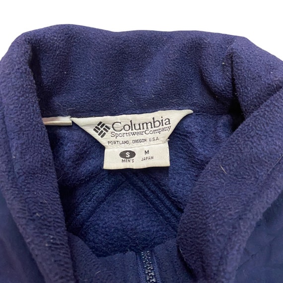 Vintage Columbia Fleece Lined Jacket Made In Usa Outerwear Nature Zip Up  Sweatshirt