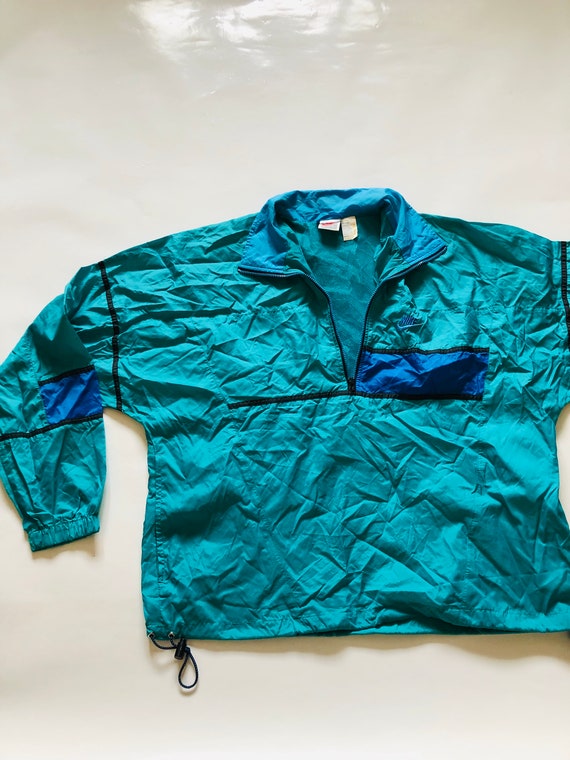 vintage nike windbreaker blue