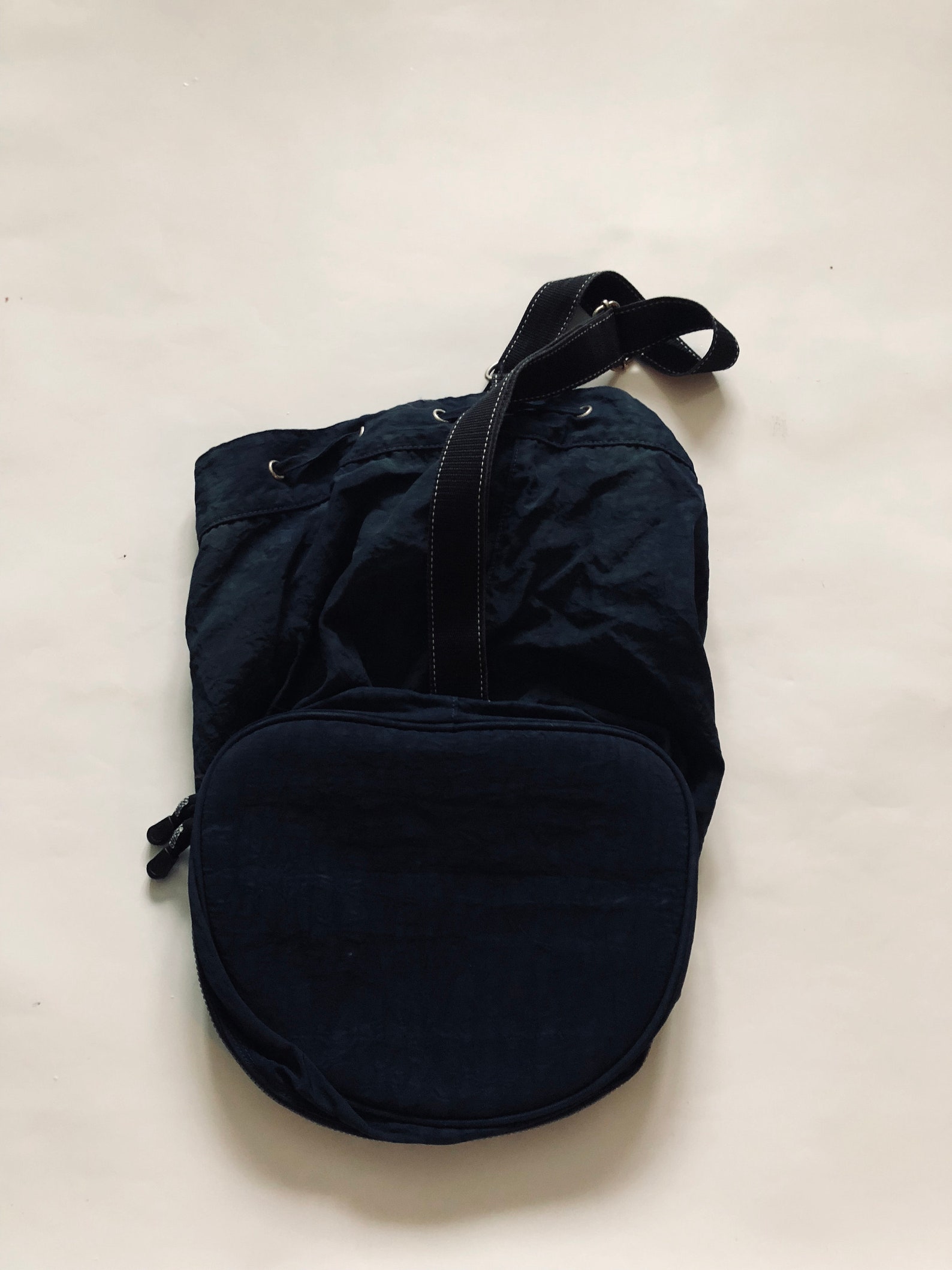 Vintage Guess Navy Blue Backpack Bag 1990's 90's Tote Etsy