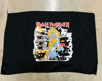 IRON MAIDEN Live After Death FLAG CLOTH POSTER WALL TAPESTRY BANNER CD Metal 