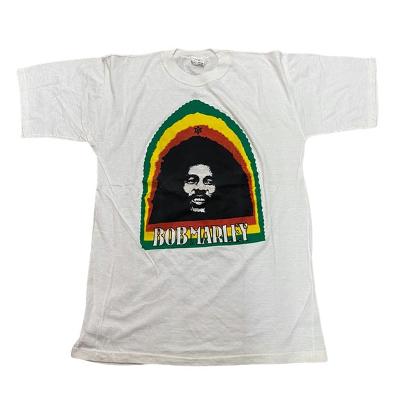 Vintage Bob Marley T-Shirt The Wailers Reggae Isl… - image 1