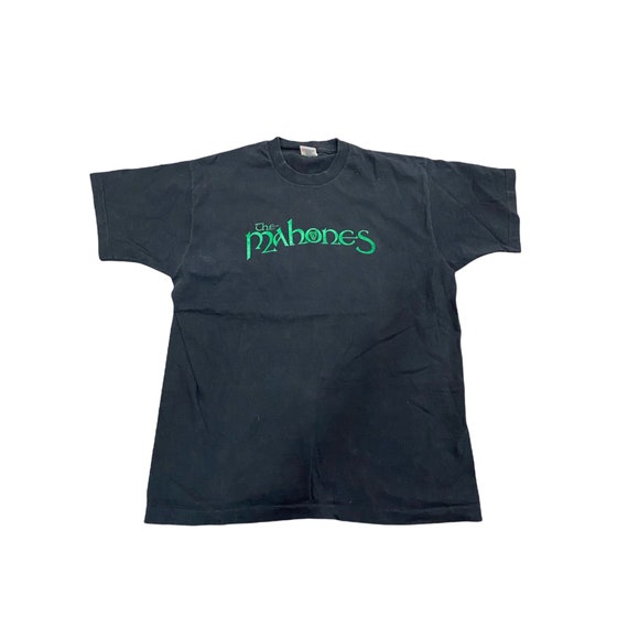 Vintage The Mahones T-Shirt Rock Band Green Black… - image 1