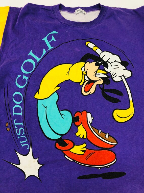 Vintage Walt Disney Goofy Golf Big Graphic T-Shir… - image 4