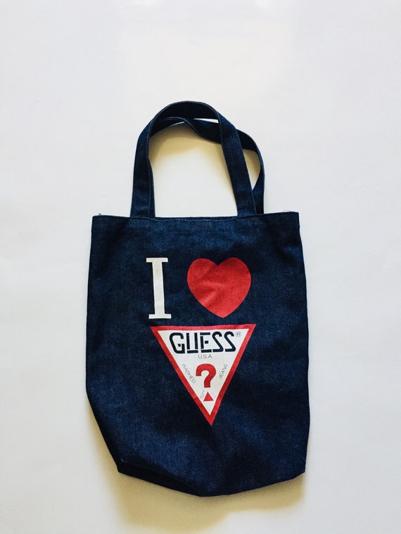 guess red tote bag