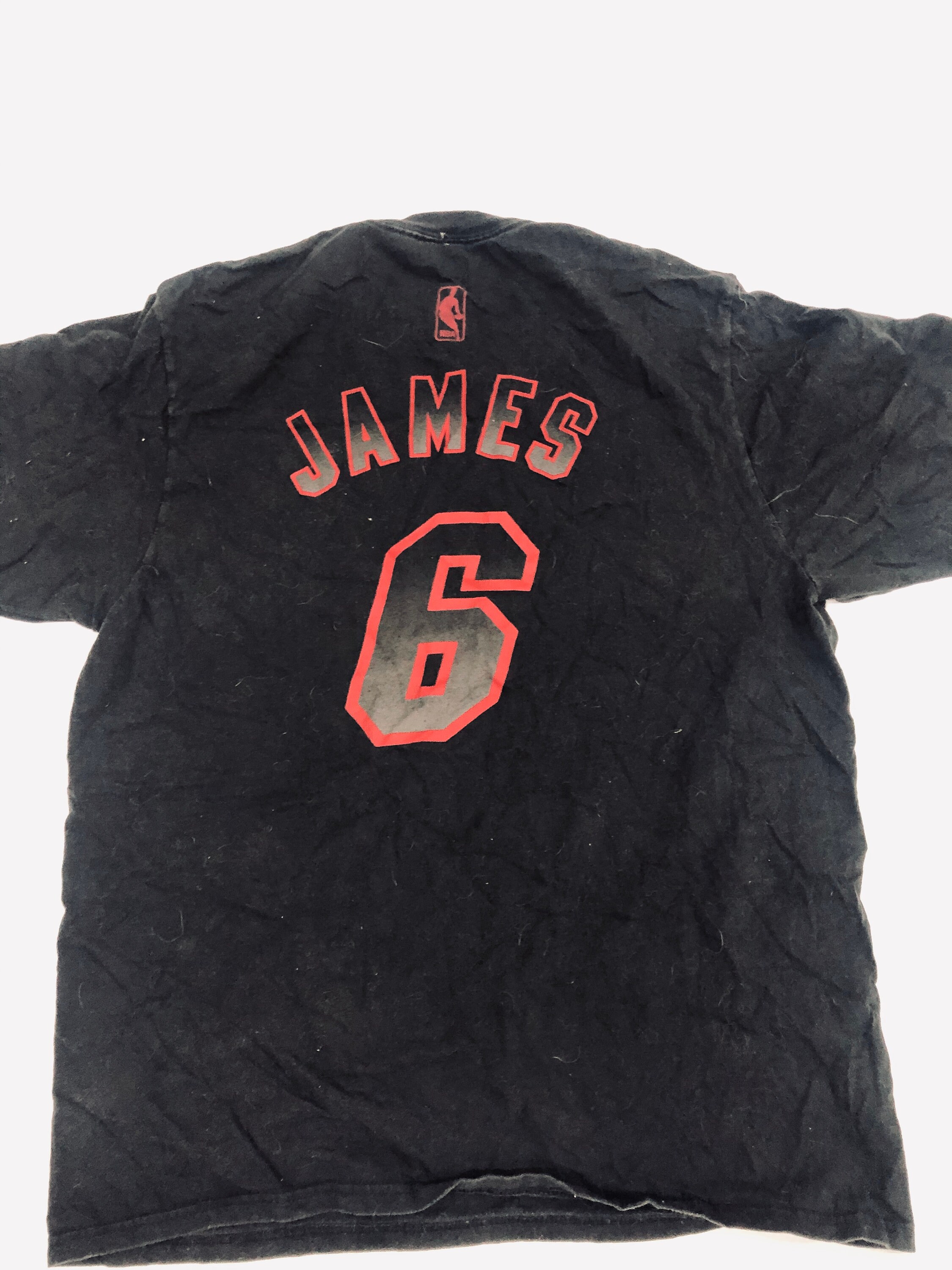 Adidas Miami Heat Jersey Home White Lebron James Mens Size 50 6 Authentic