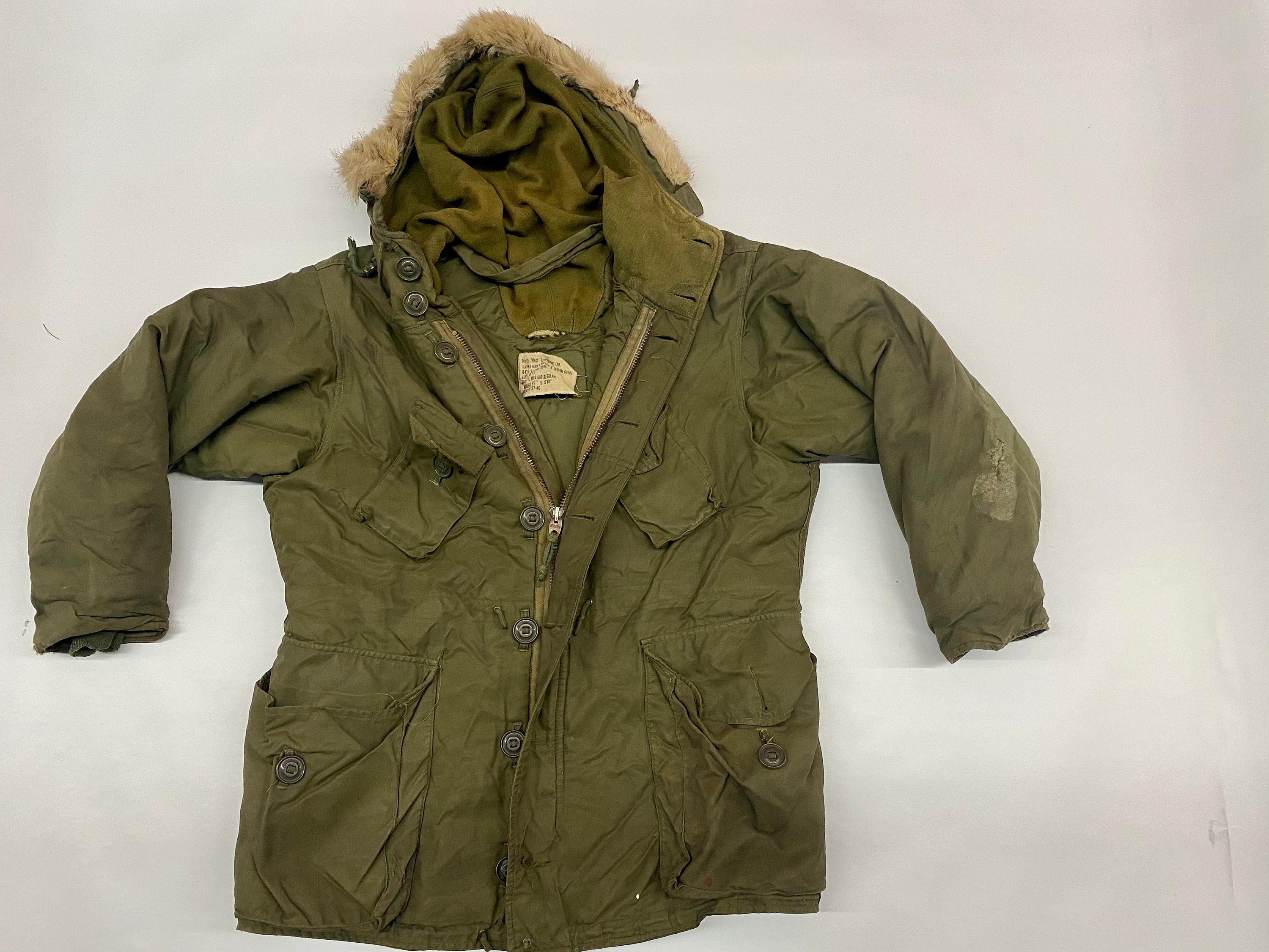 Army Jacket Hoodie Fur Snorkel Parka Green - Etsy