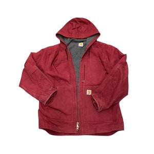 Red clearance carhartt jacket