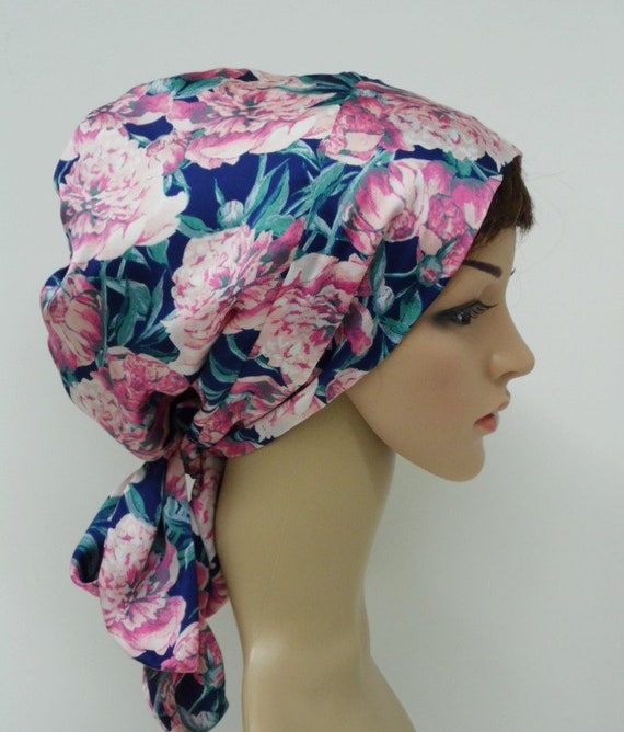 Satin Tichel Lined Satin Headscarf Silky Head Snood Natural Etsy