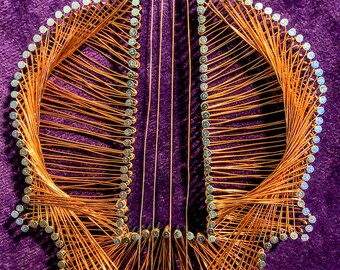 Luxury Boho String Art, Violin Gifts for Musician, Velvet