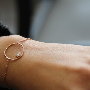 Offen-Kreis-Armband mit Swarovski