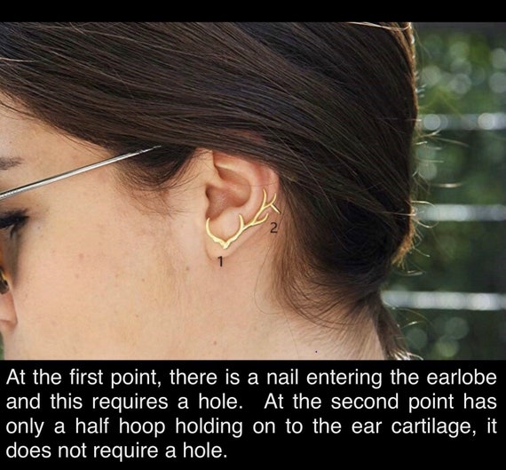 Antler ear cuff discount