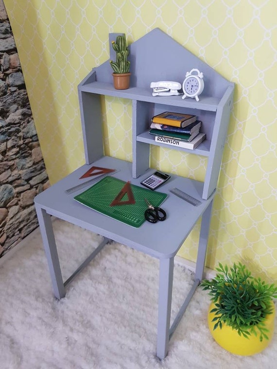 Doll desk doll table Blythe furniture doll furniture 1/6 Etsy