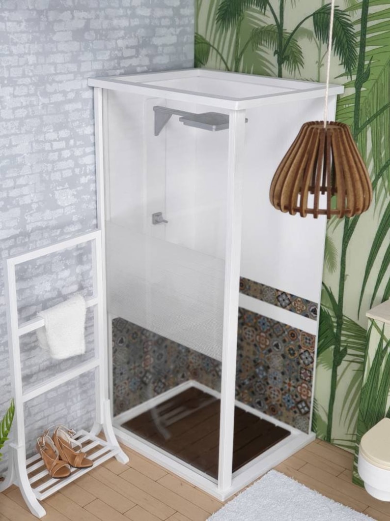 DIY kit miniature shower stall 1/6 Barbie Blythe YoSD BJD Etsy