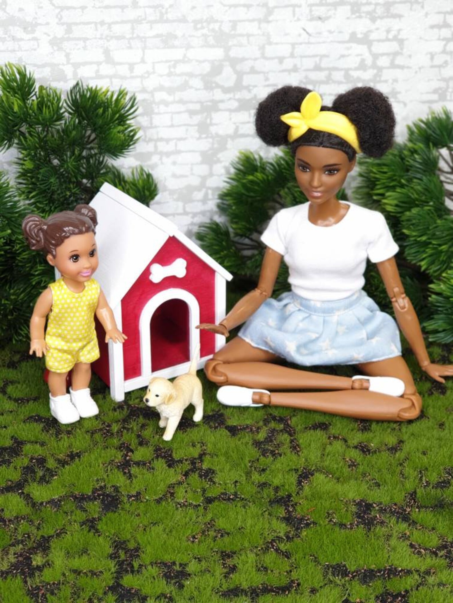 Miniature doghouse dog bed dollhouse pets 1/8 1/6 BJD Etsy