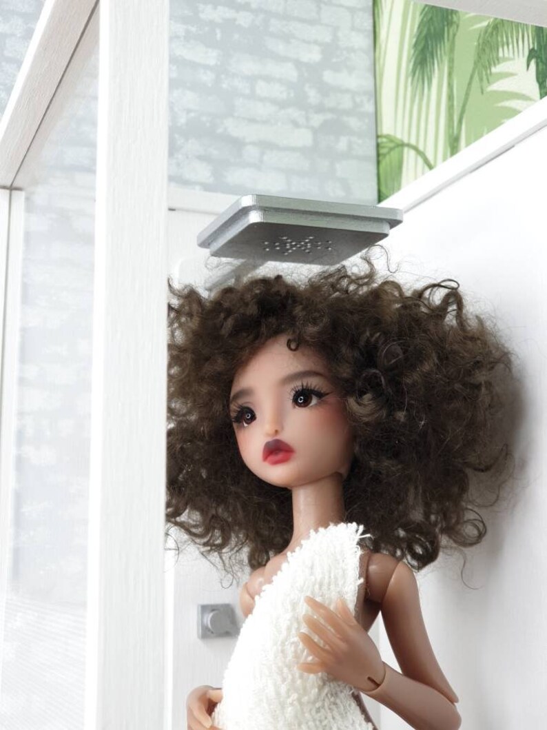 DIY kit miniature shower stall 1/6 Barbie Blythe YoSD BJD Etsy
