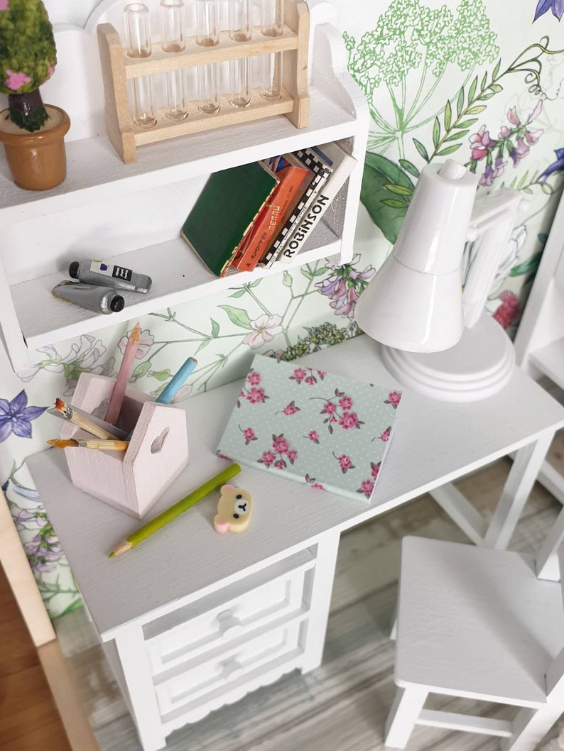 Miniature shelf tiny shelf dollhouse shelf doll furniture Etsy