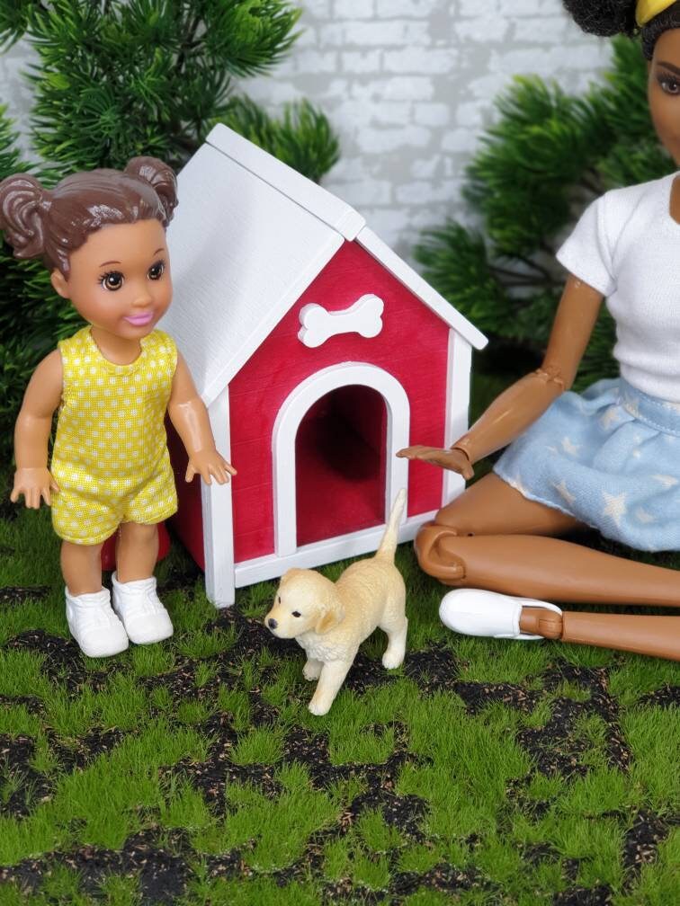 Miniature doghouse dog bed dollhouse pets 1/8 1/6 BJD Etsy