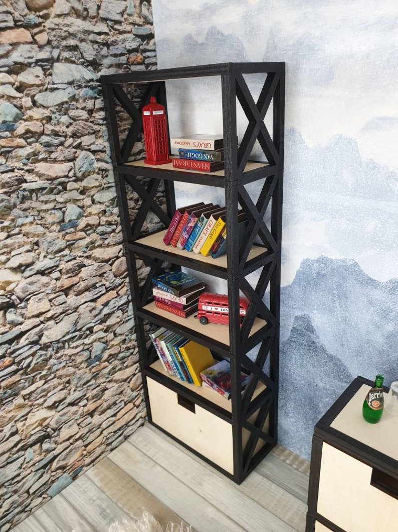 miniature bookcase