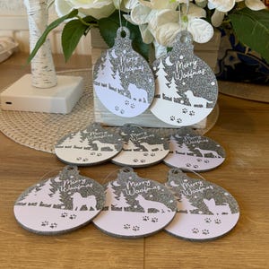 Dog Ornament | Christmas Decoration | Merry Woofmas