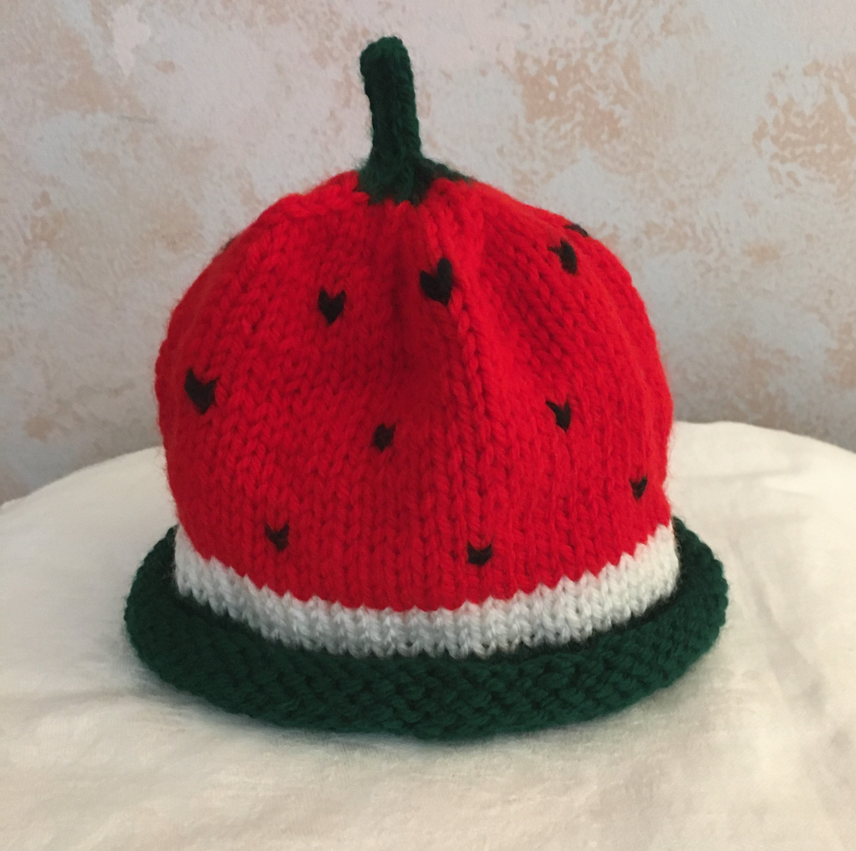Baby Fruit and Veggie Hats 0-3 Months Hand Knitted - Etsy