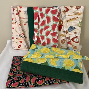 Hardback Book Covers, Kitchen and fruit, 9-1/2&quot; x 6-1/2&quot; x 1-1/4&quot;