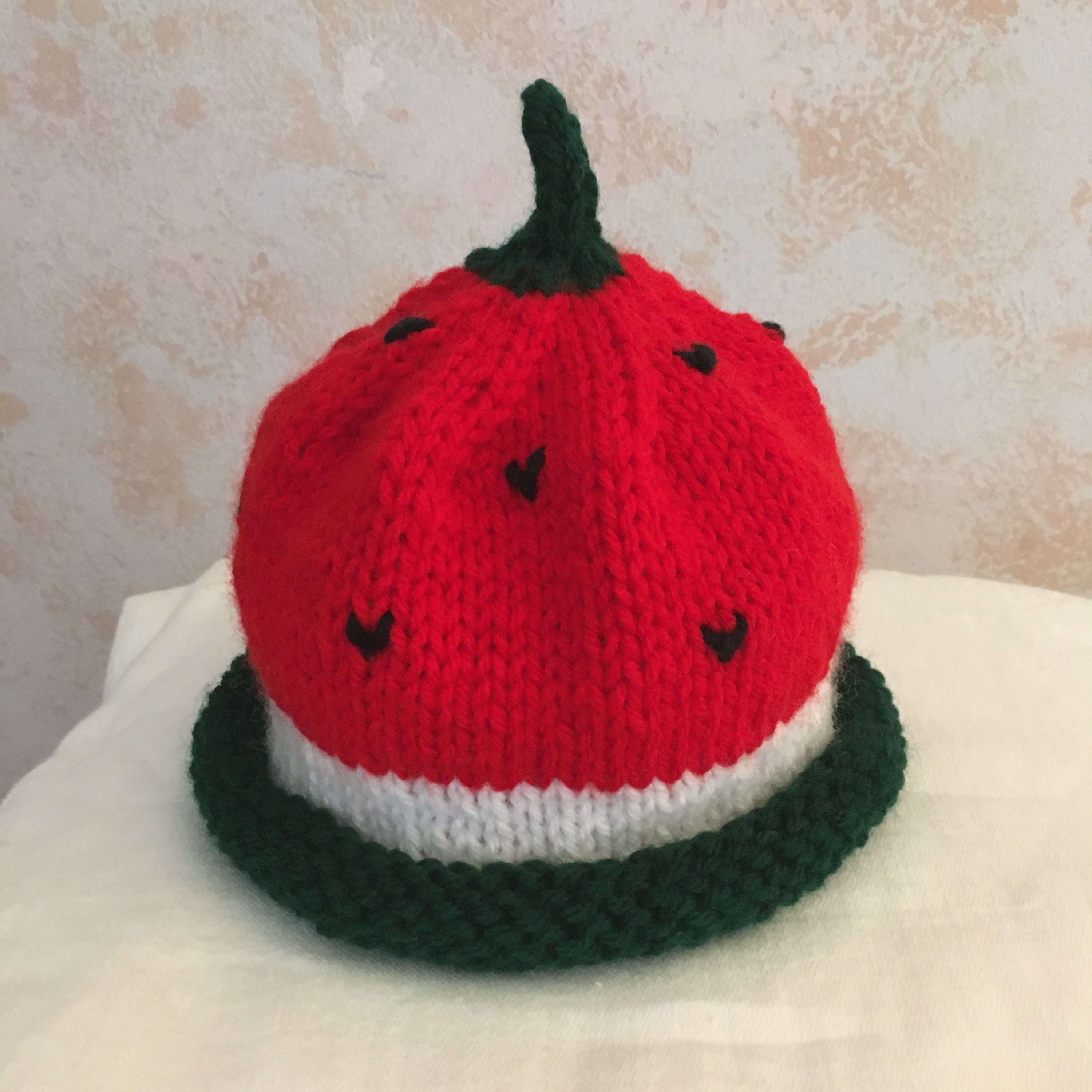 Baby Fruit & Veggie Hats 36 Months Hand Knitted Etsy Canada