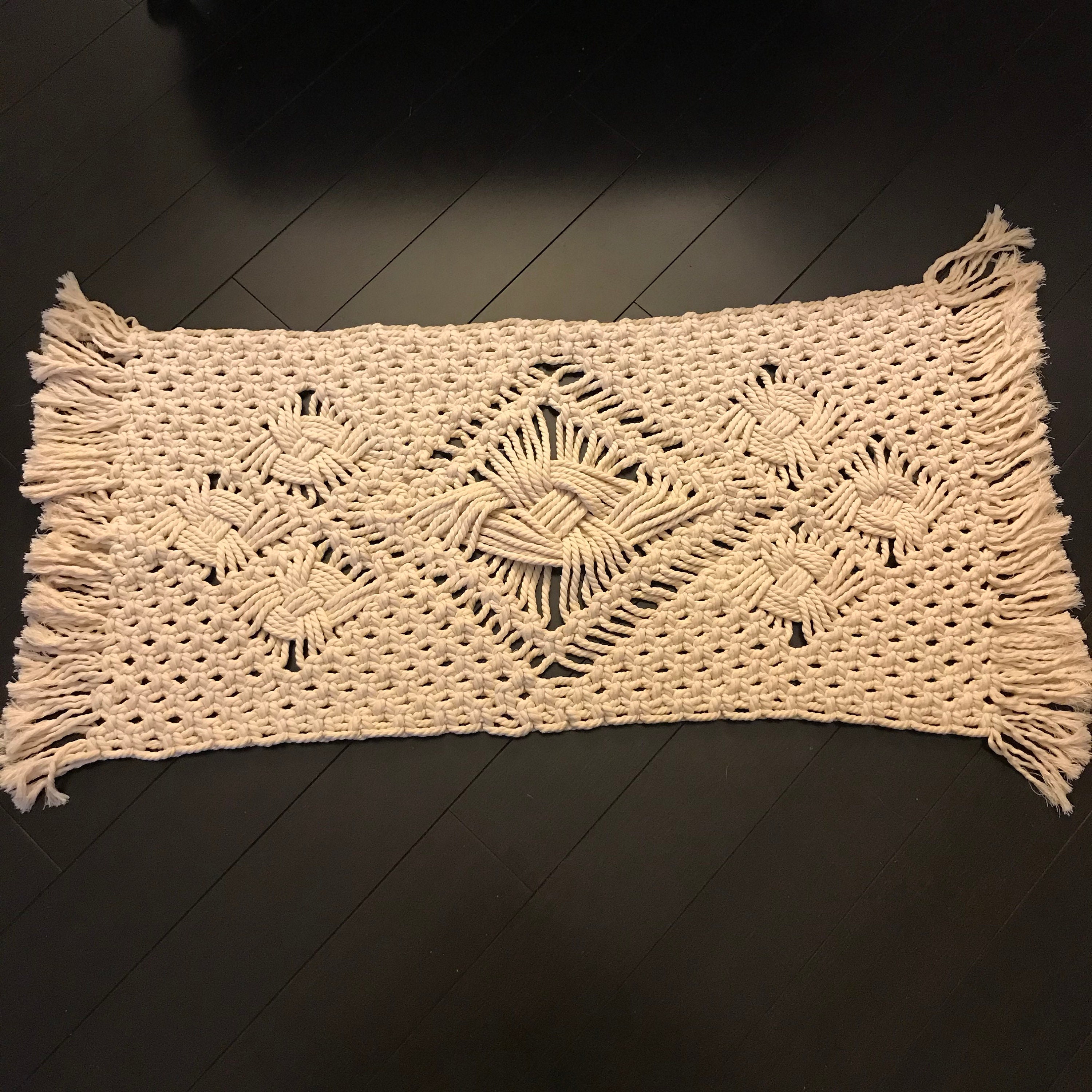 Macrame Rug - Etsy UK
