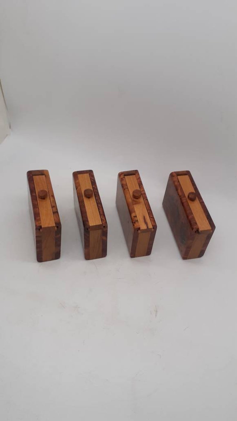 Set of 4 Surprise Wooden Snake Box Decorative Wood Box With Etsy