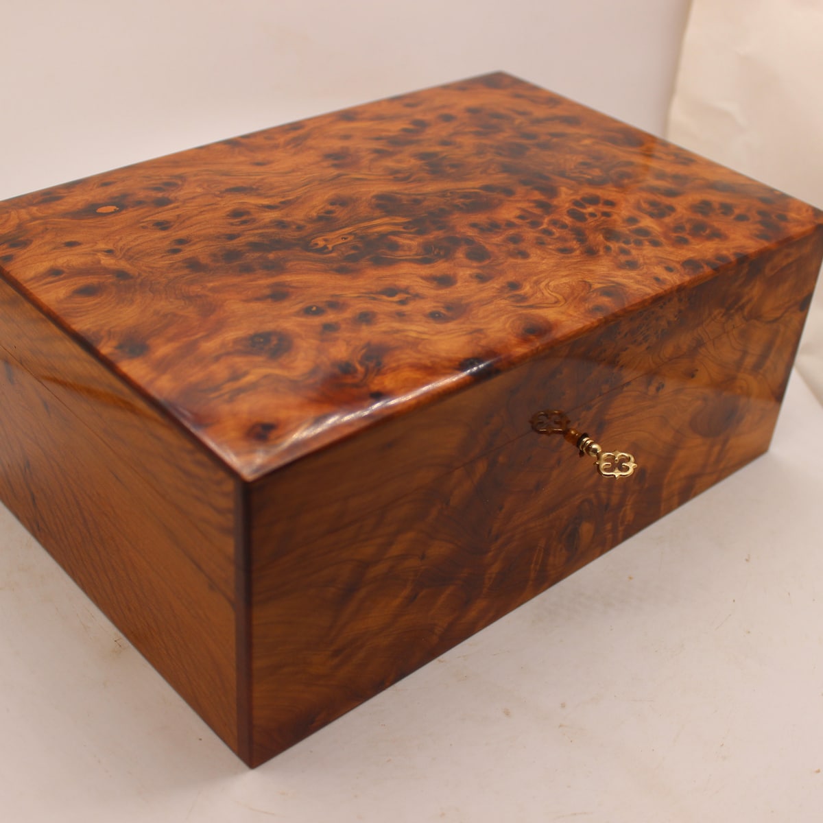 Big Handmade Wooden Jewelry Box Made of Thuya Burl, Large Jewelry Organizer Box, Wood Keepsake Box, Memory Box, Decorative Storage Box - Etsy