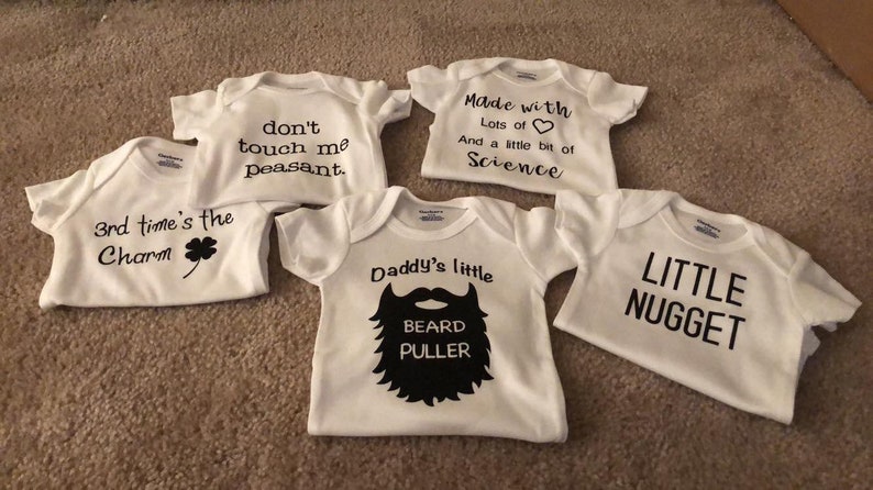 custom baby onesies etsy