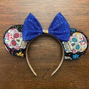 Coco Inspired Minnie Ears / Sugar Skull Minnie Ears / Day of the Dead Minnie Ears / Mickey Mouse Ears / Minnie Mouse Ears