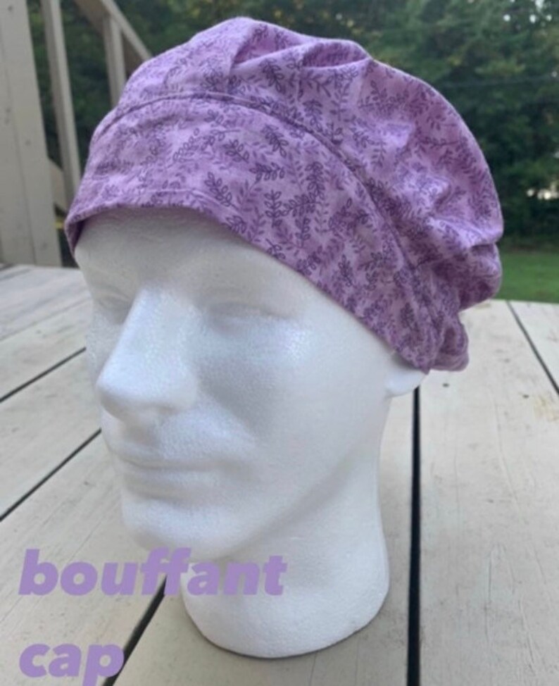 Bouffant -Humming Bird Ponytail Back Gathered Back Hat Cap Multiple Patterns Colors Men\u2019s Choose Your Own Medical Surgical Scrub