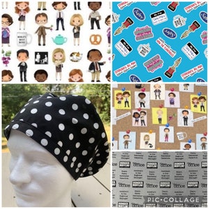Woman’s The Office Christmas Hummingbird 90 2000 TV Scrub Hat Cap Adjustable Option