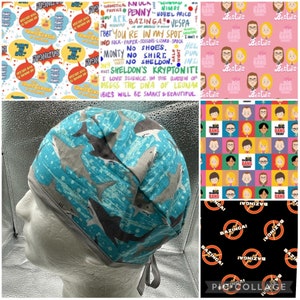 Big Bang Theory Man’s Unisex Scrub Hat Cap Universal Reversible option
