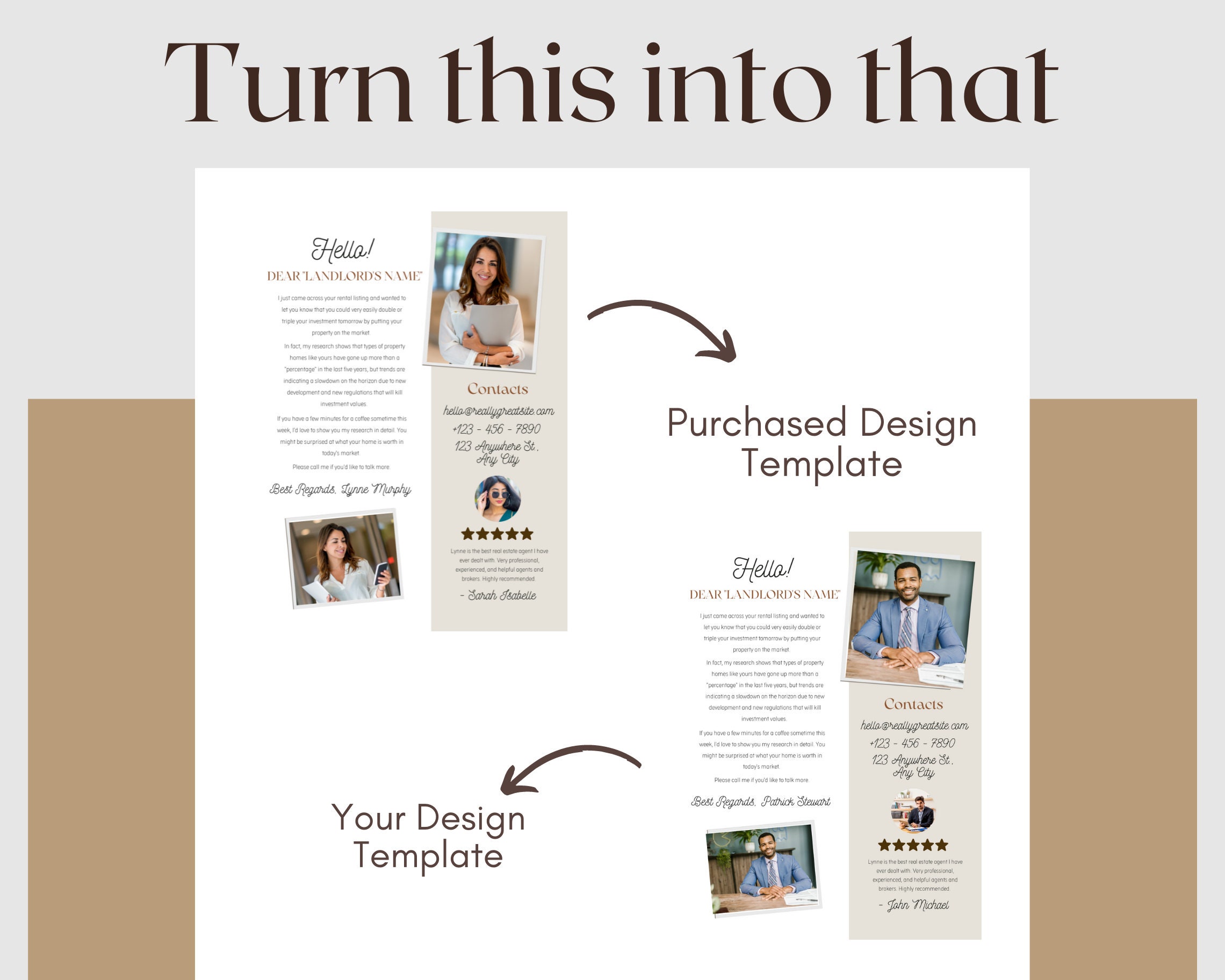 FRBO Prospecting Letter, for Rent by Owner Letter, Real Estate Letter