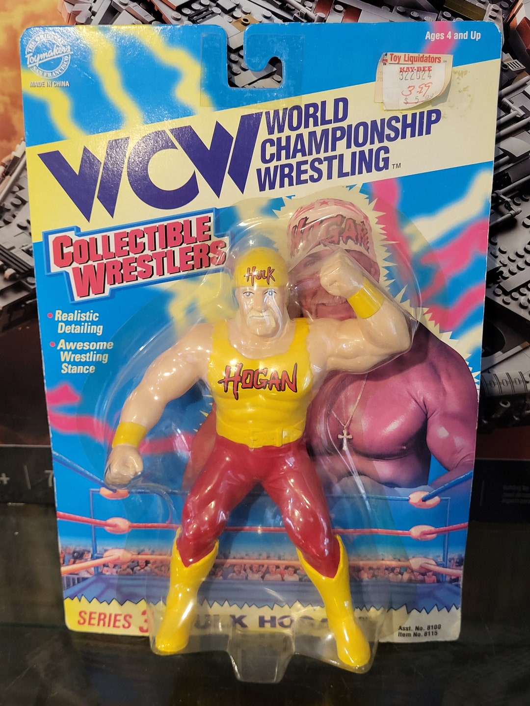 WCW Hulk Hogan Wrestling Action Figure New in the Package Etsy