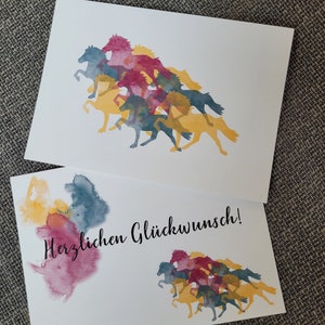 Postkarte mit Islandpferd