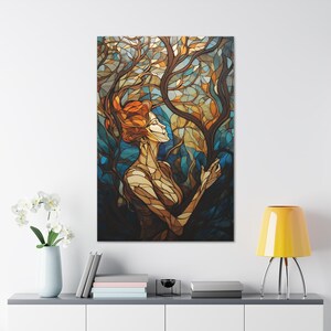 Tree of Life Canvas Art: Mother Nature, Yggdrasil Fantasy Print