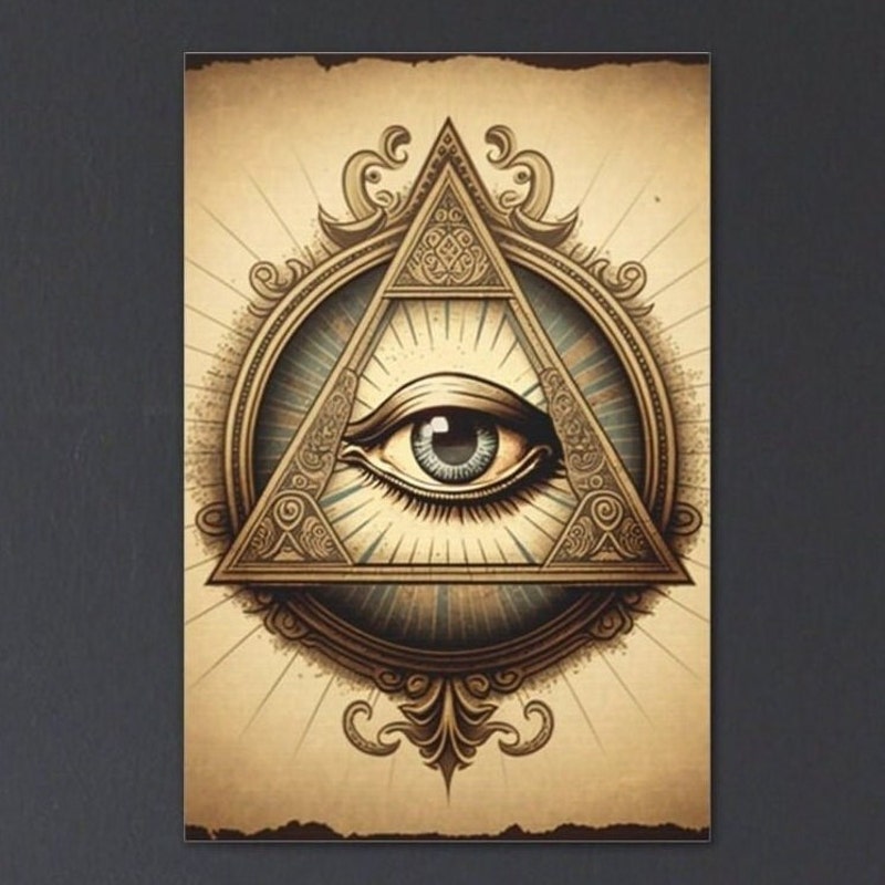 All Seeing Eye Charm Etsy All Seeing Eye Charm Etsy