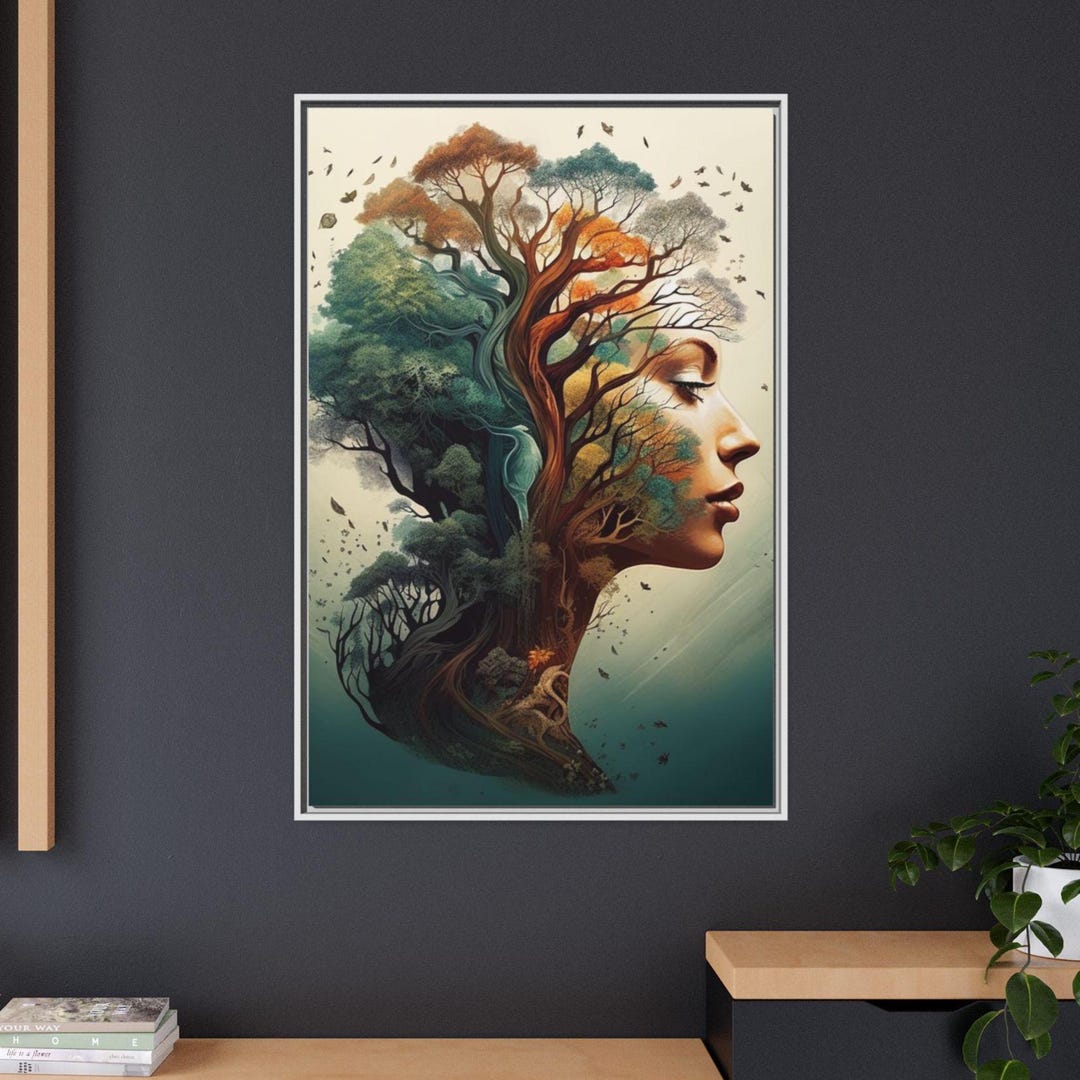 Yggdrasil Tree of Life Art Print: Spiritual Fantasy Canvas Wall Art - Etsy