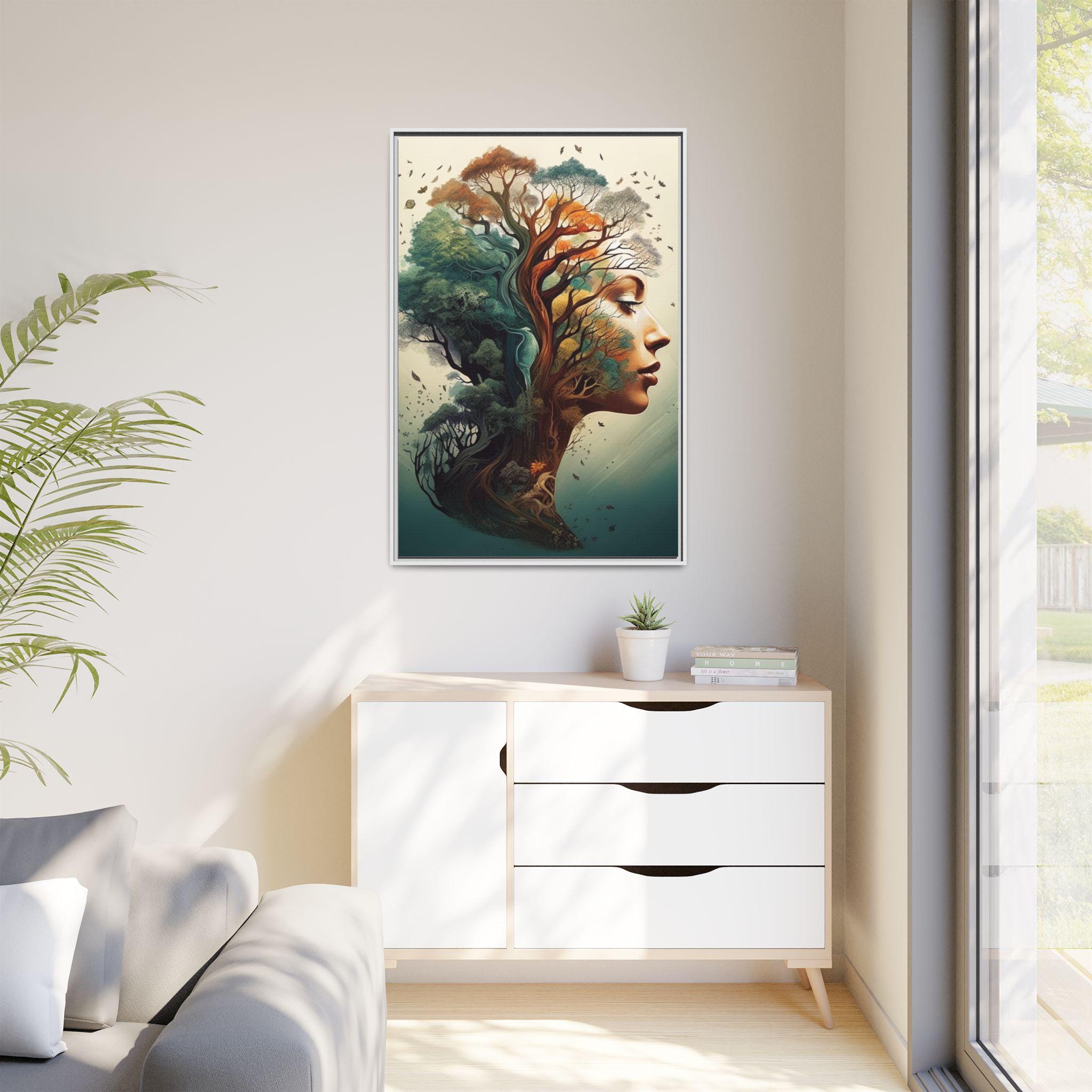 Yggdrasil Tree of Life Art Print: Spiritual Fantasy Canvas Wall Art - Etsy