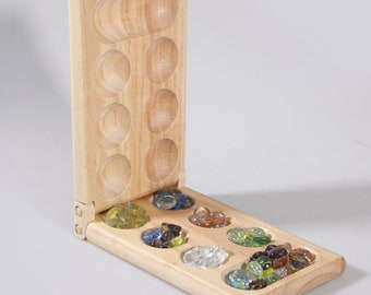 WYZworks Mancala Wooden Board Game